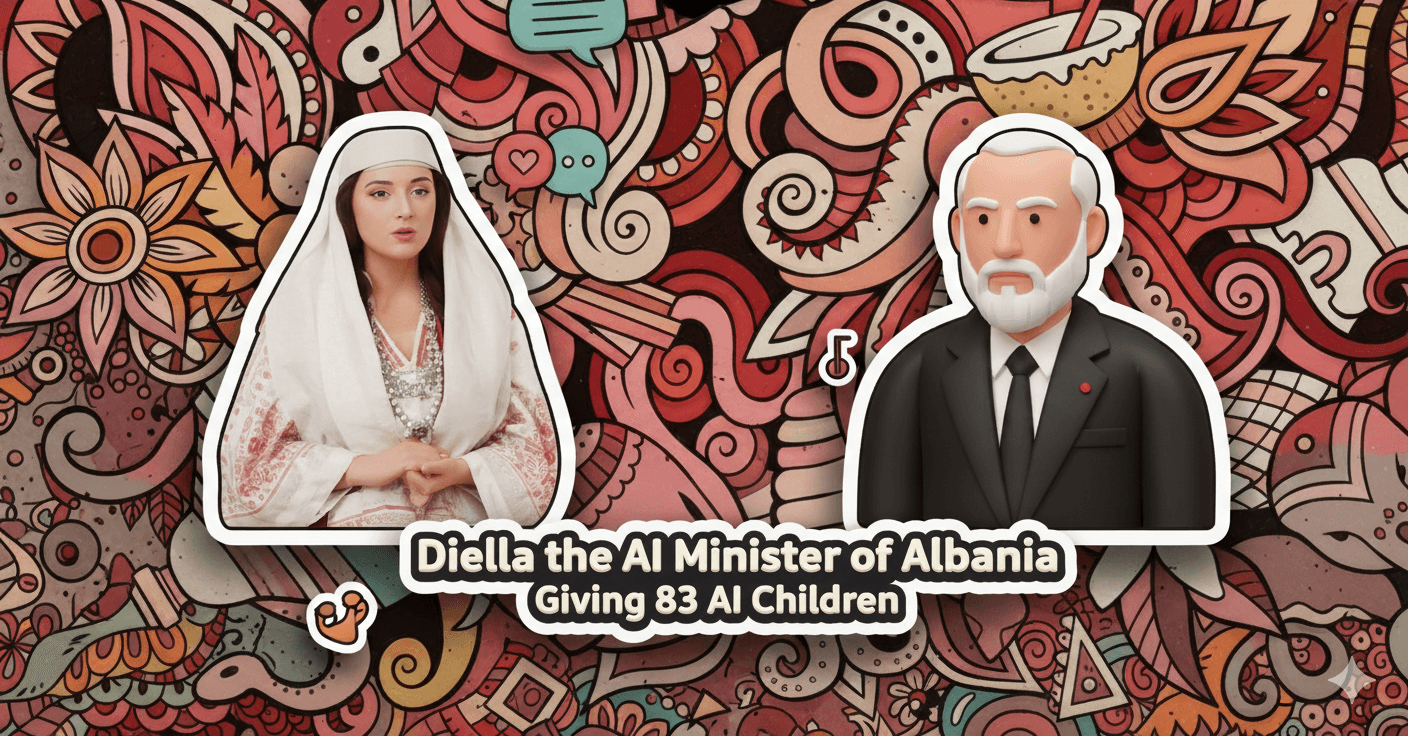 Wait, What? Albania Has an "AI Minister" That's "Giving Birth" to 83 "AI Childrens"?